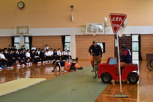 自転車交通安全教室