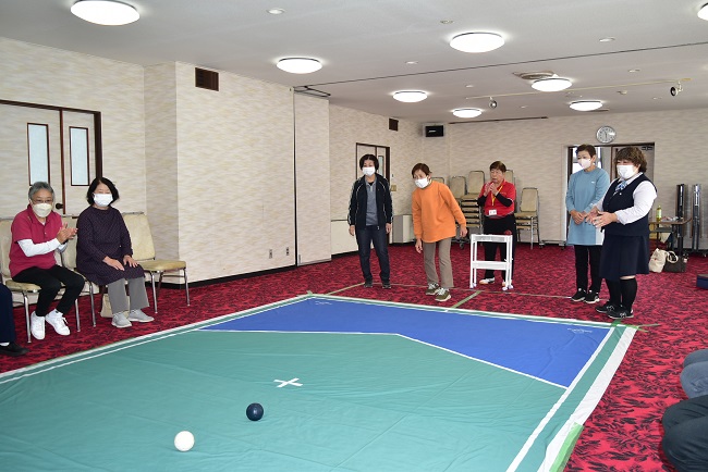 女性部茂原支部でボッチャ大会を行いました！