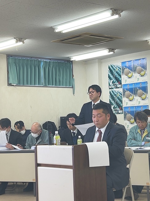 抑制越冬期トマト・きゅうり合同反省会