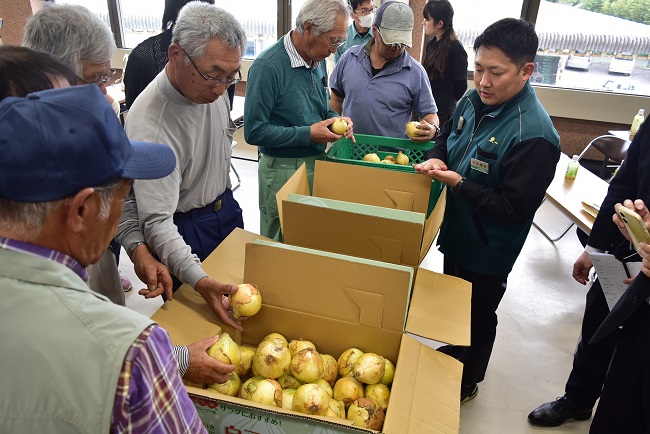 令和8年産ながいき玉葱査定会