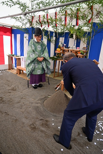 白子支所・北部営農購買センター地鎮祭